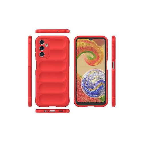 Galaxy A14 4G K�l�f Optimum Silikon - K�rm�z�