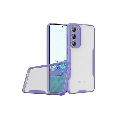 Galaxy S23 Plus K�l�f Platin Silikon - Lila