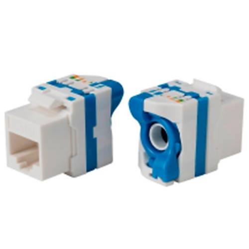 URANIUM KJ-UC6-18056DB CAT6 UTP 180 DERECE �EV�RMEL� KEYSTONE JACK MAV� RENK