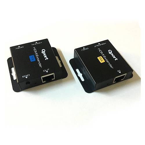QPORT Q-HEX2 HDMI EXTENDER CAT6 60M 2 L� PAKET (ADAPT�R DAH�L)