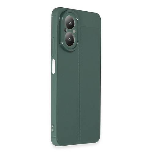 Realme 12 Lite K�l�f Auto Focus Kapak - Koyu Ye�il
