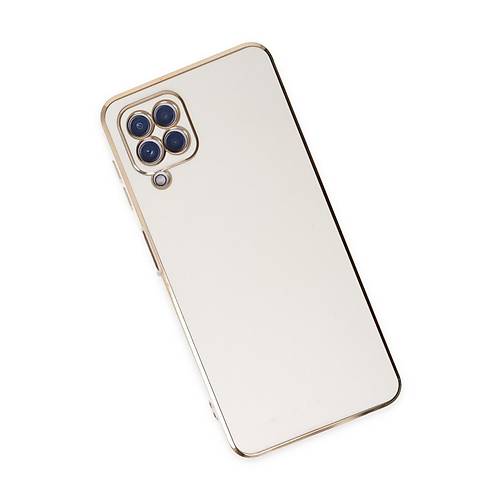 Galaxy A12 K�l�f Volet Silikon - Beyaz