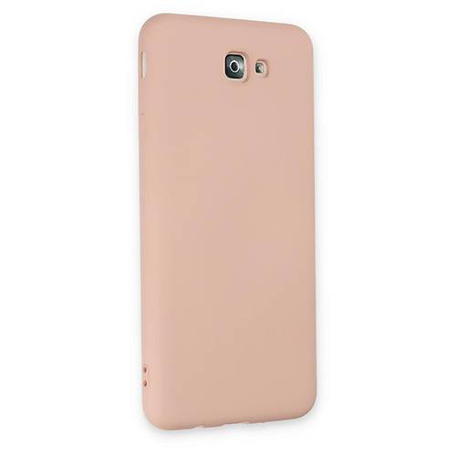 Galaxy J7 Prime K�l�f Nano i�i Kadife Silikon - Pudra