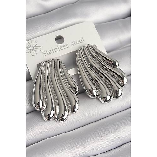 Pirin� G�m�� Renk ��lemeli �stiridye Model Kad�n K�pe