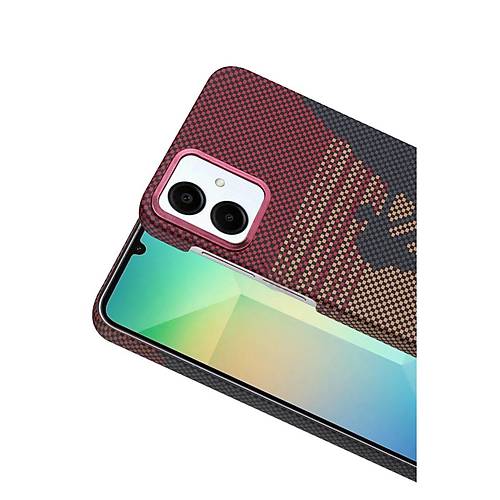 Galaxy A07 4G Vega Magsafe Kapak - K�rm�z�