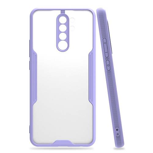 Redmi Note 8 Pro K�l�f Platin Silikon - Lila