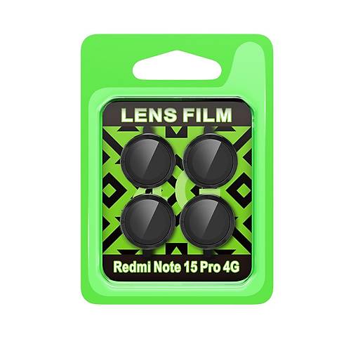 Redmi Note 15 Pro 4G Raze Metal Kamera Lens - Siyah