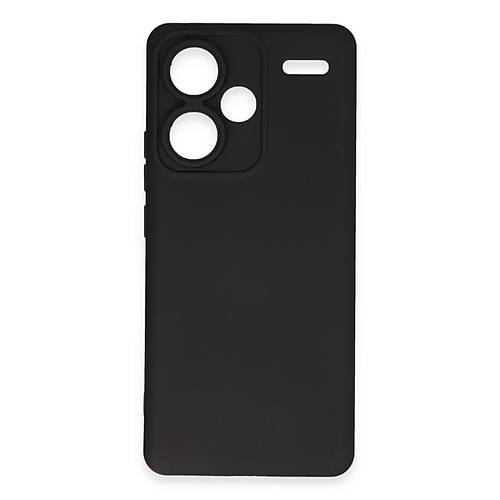 Redmi Note 13 Pro Plus K�l�f Nano i�i Kadife Silikon - Siyah