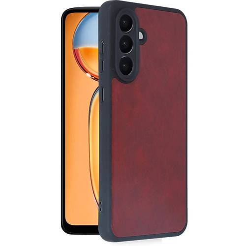 Galaxy A26 K�l�f Aras Deri Kapak - Bordo