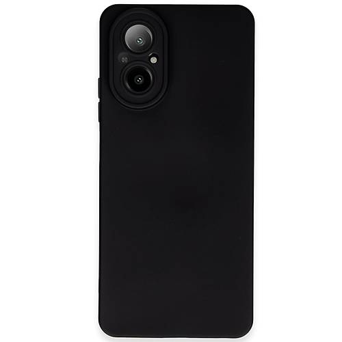 Realme 12 Lite K�l�f Nano i�i Kadife Silikon - Siyah