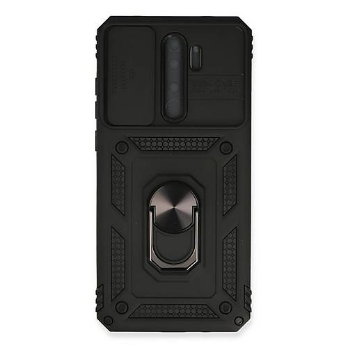 Redmi Note 8 Pro K�l�f Pars Lens Y�z�kl� Silikon - Siyah