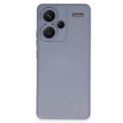 Redmi Note 13 Pro Plus K�l�f Nano i�i Kadife Silikon - Gri