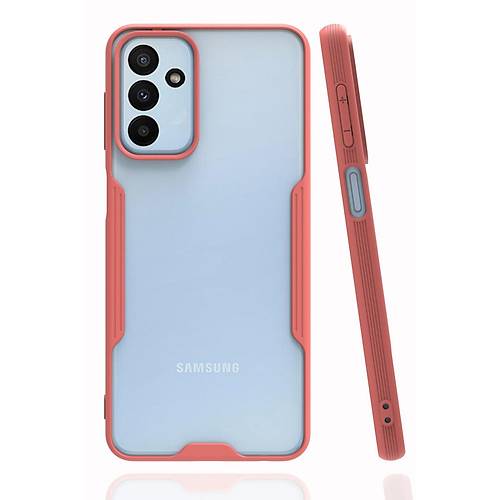 Galaxy M23 K�l�f Platin Silikon - Pembe