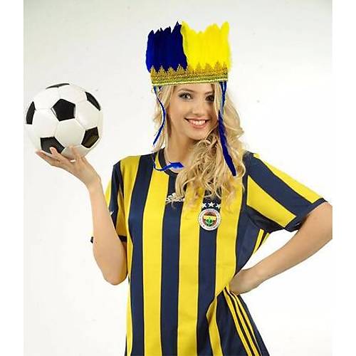 Sar� Lacivert Taraftar T�yl� Sa� Band�