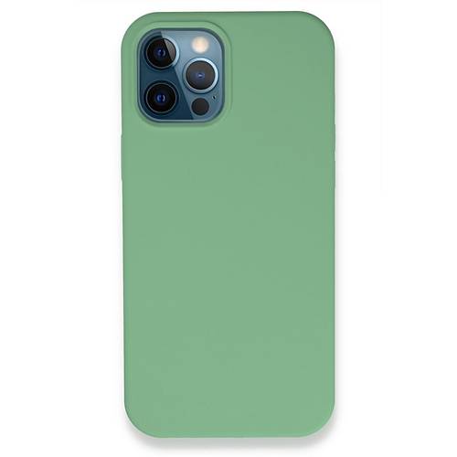 iPhone 12 Pro K�l�f Lansman Legant Silikon - Ye�il