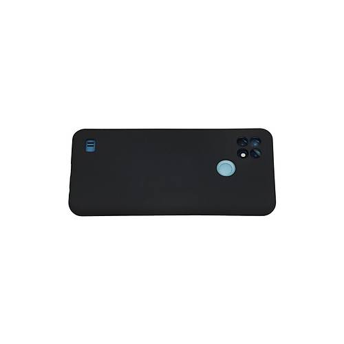 Realme C21 K�l�f Nano i�i Kadife Silikon - Lacivert