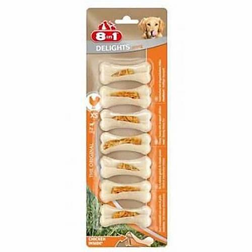 Delights Tavuklu Press Kemik K���k Irk K�pek �d�l� XS 140 Gr