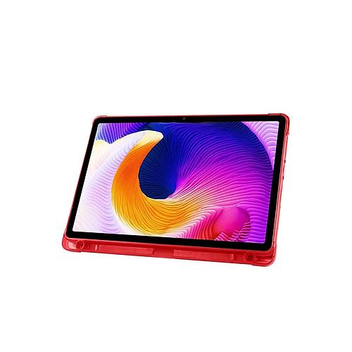 Redmi Pad SE K�l�f Kalemlikli Mars Tablet K�l�f� - K�rm�z�