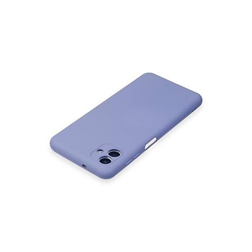 Galaxy A04E K�l�f Nano i�i Kadife Silikon - Lila