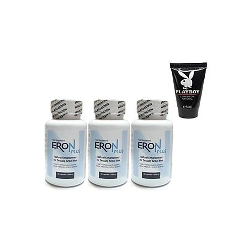 Mucizevi Lubricant 50 ml Jel +3 Adet Eron Plus 60LI Erkeklere �zel
