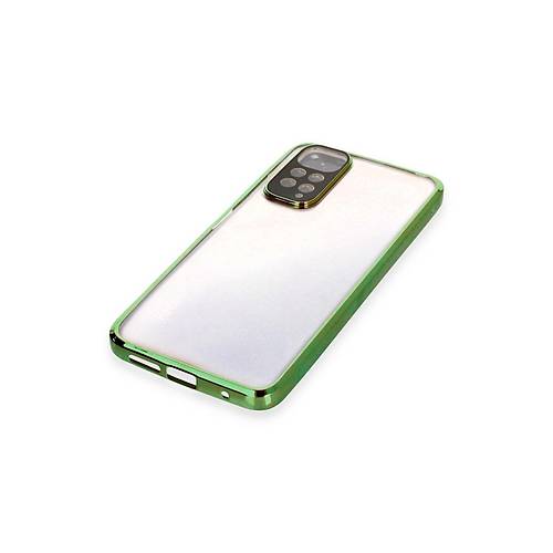 Redmi Note 11 K�l�f Razer Lensli Silikon - Ye�il