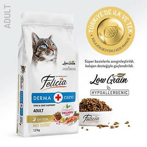 Hypoallergenic Somonlu D���k Tah�ll� Yeti�kin Kedi Mamas� 12 Kg