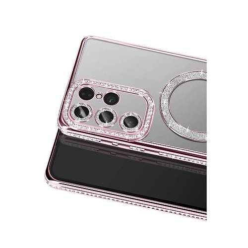Galaxy S26 Ultra Joke Simli Magneticsafe K�l�f - Pembe