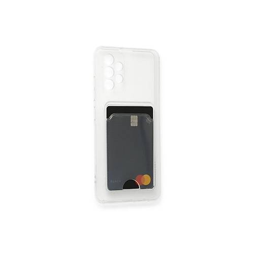 Galaxy A33 5G K�l�f Kart �effaf Silikon - �effaf