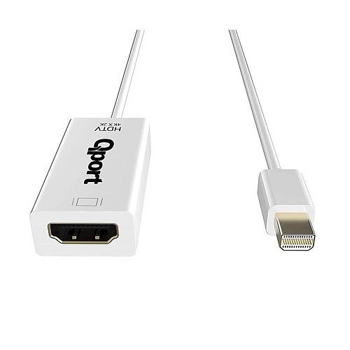 QPORT Q-DP-HDM MINI DISPLAY PORT TO HDMI D�N��T�R�C�