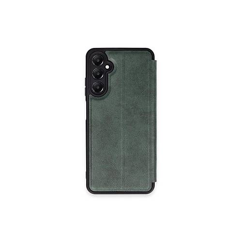 Galaxy S24 FE K�l�f Flip Cover - Koyu Ye�il