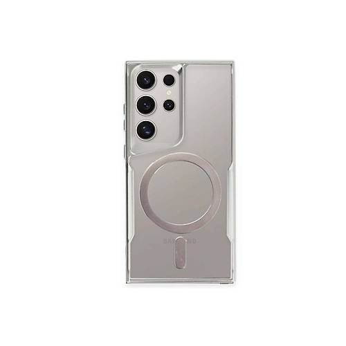 Galaxy S24 Ultra K�l�f Boyi Magsafe Silikon Kapak - G�m��