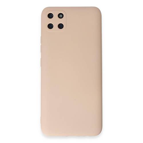 Realme C11 K�l�f Nano i�i Kadife Silikon - Pudra