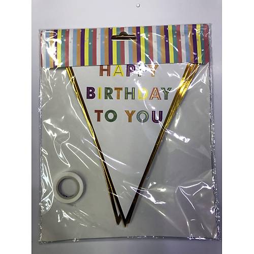 Happy Birthday To You Flama Bayrak S�s