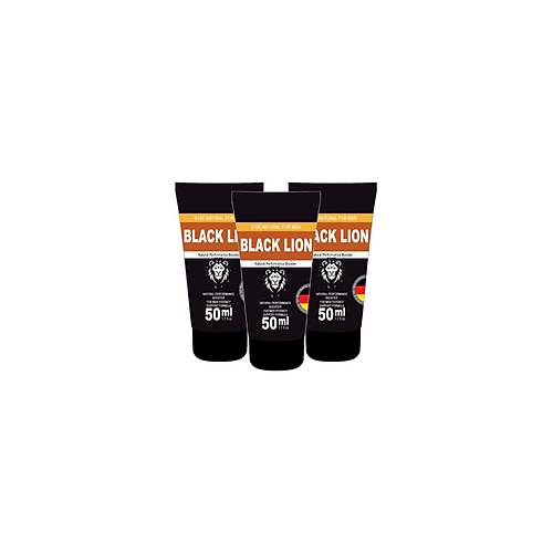 Black Lion 50 ml 3 Adet Men Booster Krem Erkeklere �zel Anlar ��in Hareketlendirici Krem
