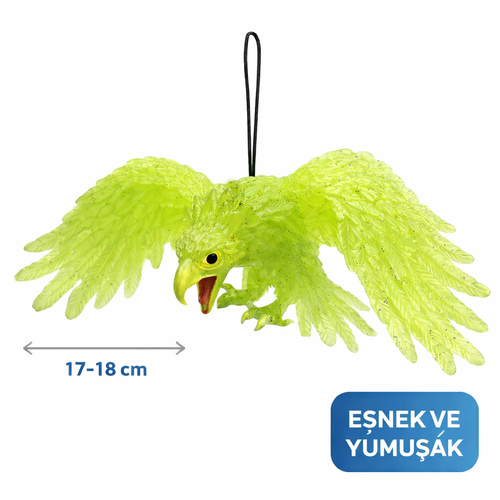 As�labilir Lateks Kartal Dekor S�s� Ye�il 17-18 cm