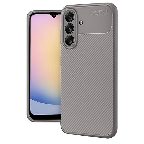 Galaxy A17 5G Auto Focus Karbon Kapak - Gri