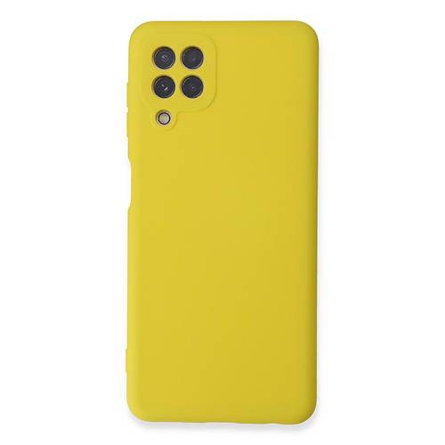 Galaxy A22 K�l�f Nano i�i Kadife Silikon - Sar�