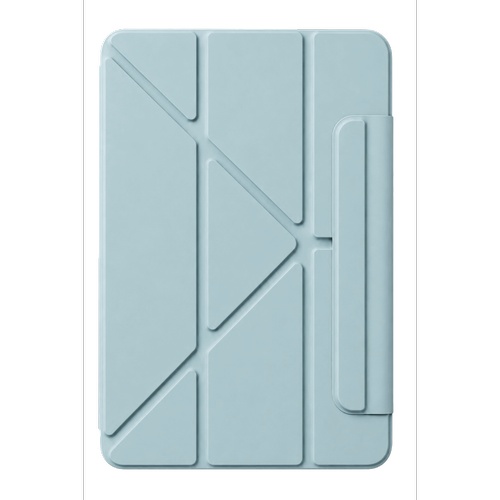 iPad 2025 10.9 10.Nesil (A16) Edz Manyetik Standl� Tablet K�l�f� - Mavi