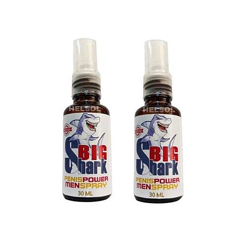 B�g Shark Power Sertle�me Bak�m Ve Masaj Spreyi 30 ml X 2 Adet