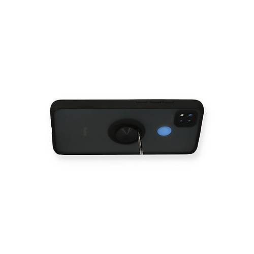 Redmi 9C K�l�f Montreal Y�z�kl� Silikon Kapak - Siyah