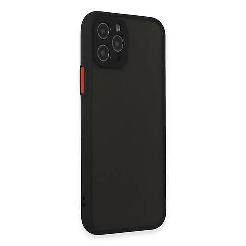 iPhone 11 Pro K�l�f Montreal Silikon Kapak - Siyah