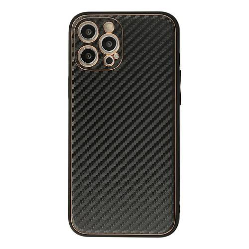 iPhone 12 Pro Max K�l�f Coco Karbon Silikon - Siyah