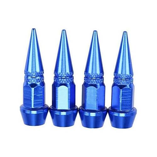 Al�minyum Sivri Sibop Kapa�� Mavi 4'l� 45MM