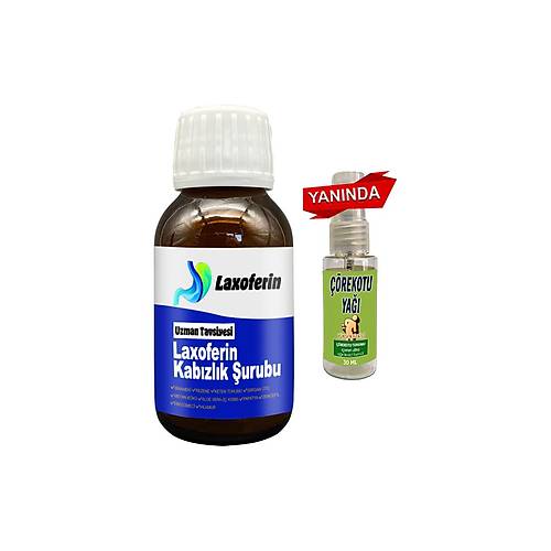 Laxoferin �urup - Yan�nda ��rek Otu Ya�� / Bay Bayan Kullan�m�na Uygun 50 ml �urup