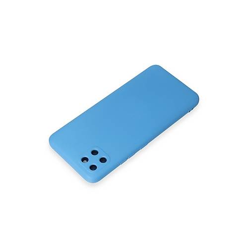 Realme C11 K�l�f Nano i�i Kadife Silikon - Mavi