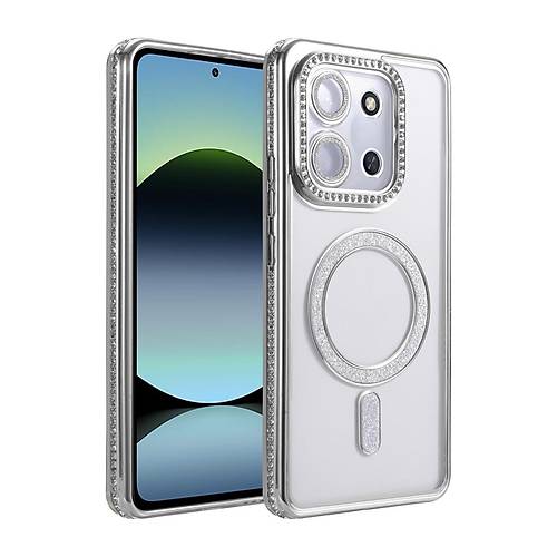 Redmi 15C 4G Joke Simli Magneticsafe K�l�f - G�m��