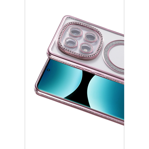 Redmi Note 15 Pro 4G Joke Simli Magneticsafe K�l�f - Pembe