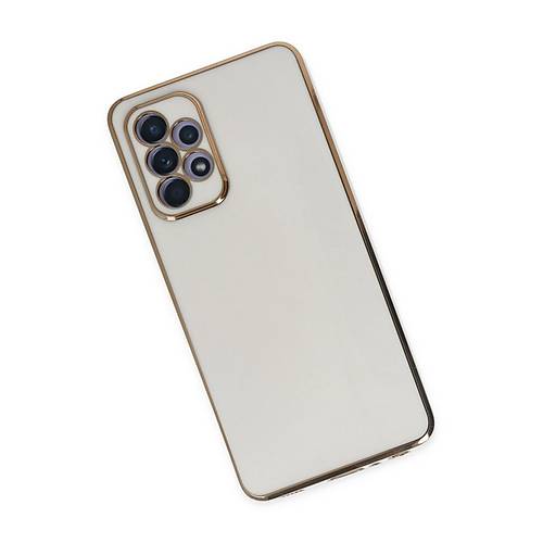 Galaxy A52 K�l�f Volet Silikon - Beyaz