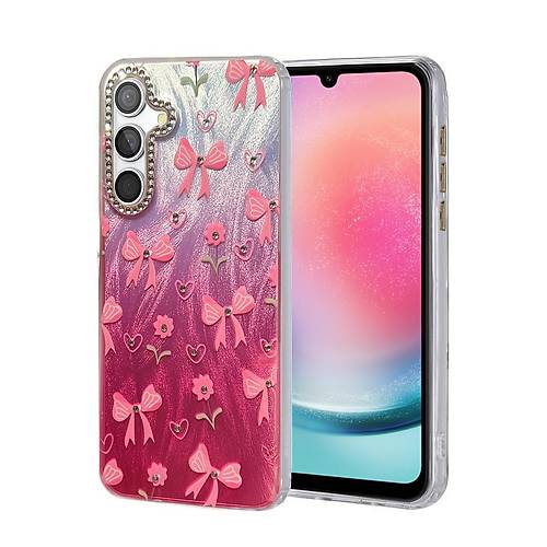Galaxy A24 4G K�l�f Blade Aynal� Desenli Kapak - Desen 3