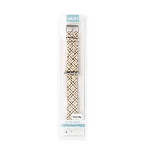 Watch 38mm Karo Motif Kordon - Mavi